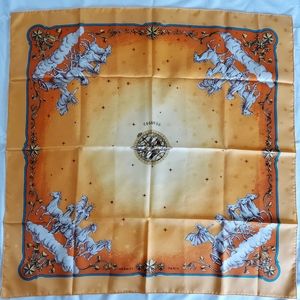 Hermes Ledoux Cosmos Silk Scarf 35×35